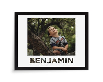 Custom Photo Mat - 11x14 Personalized White Cardstock Picture Frame Mat