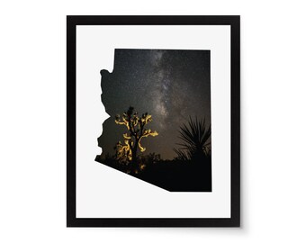 Arizona State Photo Mat - 8x10 White Cardstock Picture Frame Mat