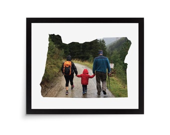 Oregon State Photo Mat - 8x10 White Cardstock Picture Frame Mat