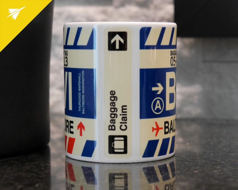 RENO Coffee Mug // RNO Airport Code // Nevada TravelThemed Etsy