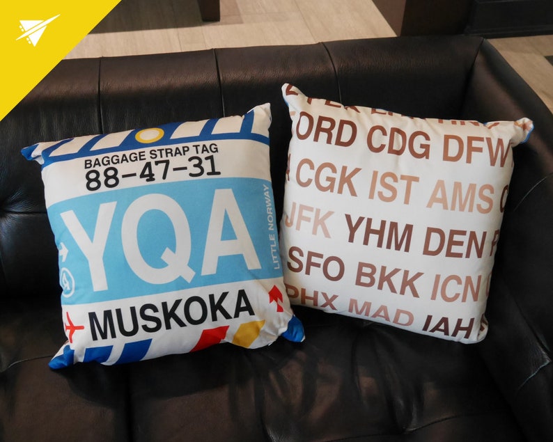 ZURICH Throw Pillow // ZRH Airport Code // Switzerland Travel Etsy