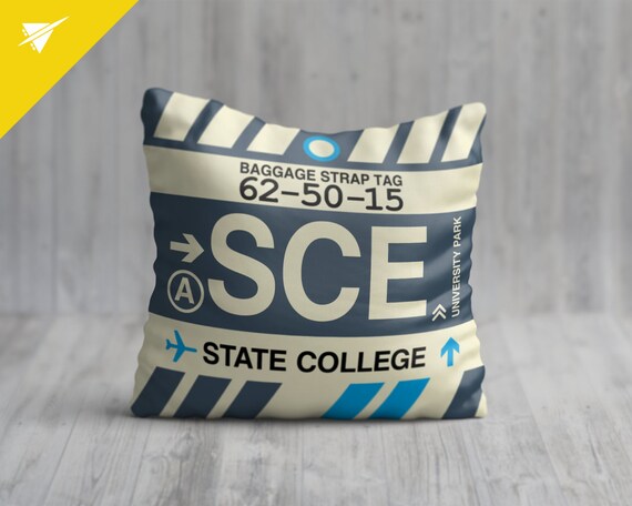 Penn State Nittany Lions Throw Pillow Sce State College Etsy