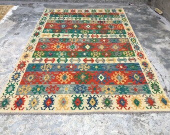 Modern Kelim Teppich Etsy
