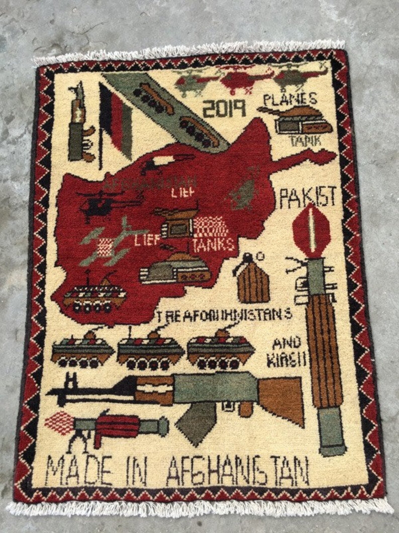 2.5 x 1.9 Afghan War RugHandmade Afghanistan War RugVintage Etsy