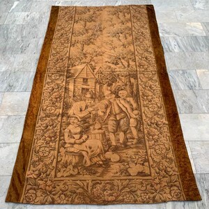 Lina フランス　アンティーク　タペストリー 大判 フランス アンティーク テーブルクロス テーブルランナー