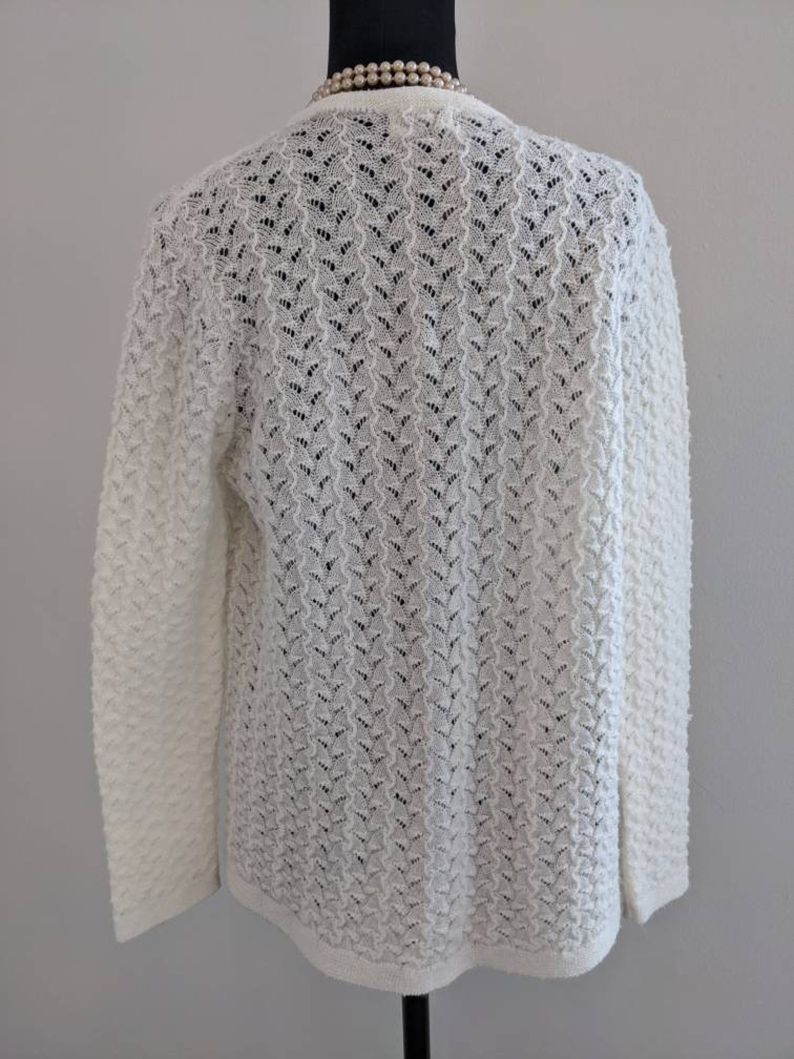 1940s 100% Orlon Acrylic Cardigan