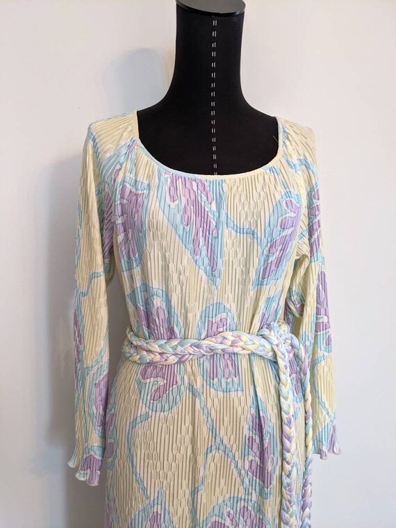 1970s Mary McFadden Fortuny Pleated Dress, Mary M… - image 3