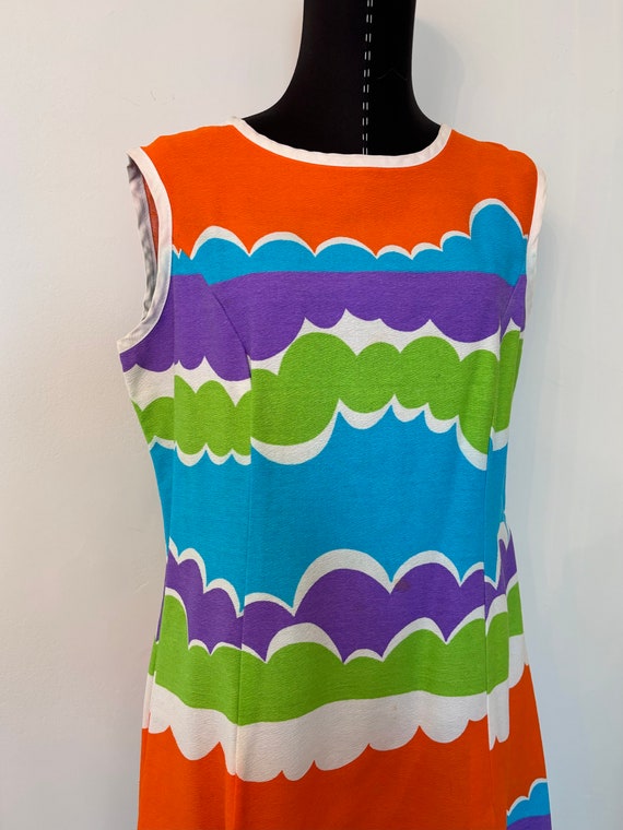 Vintage Flutterbye Tunic Dress, 1960s Vintage Mod… - image 9
