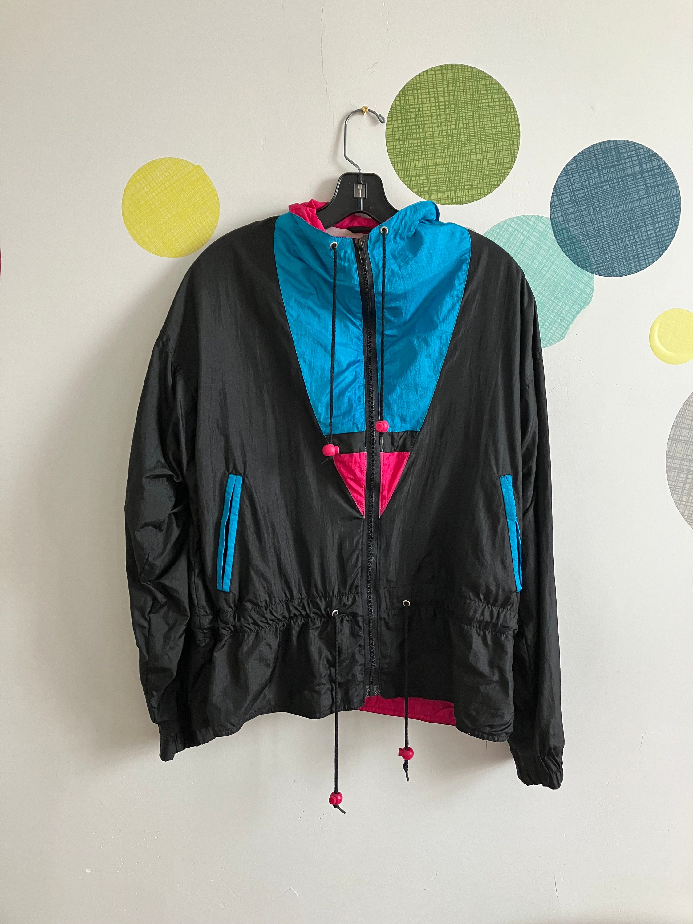 80s Neon Jacket - Etsy