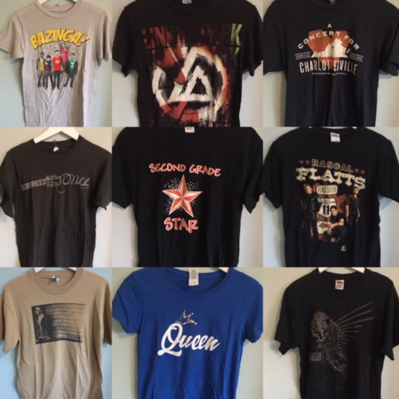 Vintage T Shirts Graphic Tees Band Tees Music T shirts Etsy