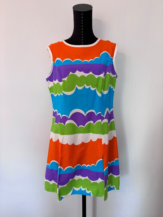 Vintage Flutterbye Tunic Dress, 1960s Vintage Mod… - image 10