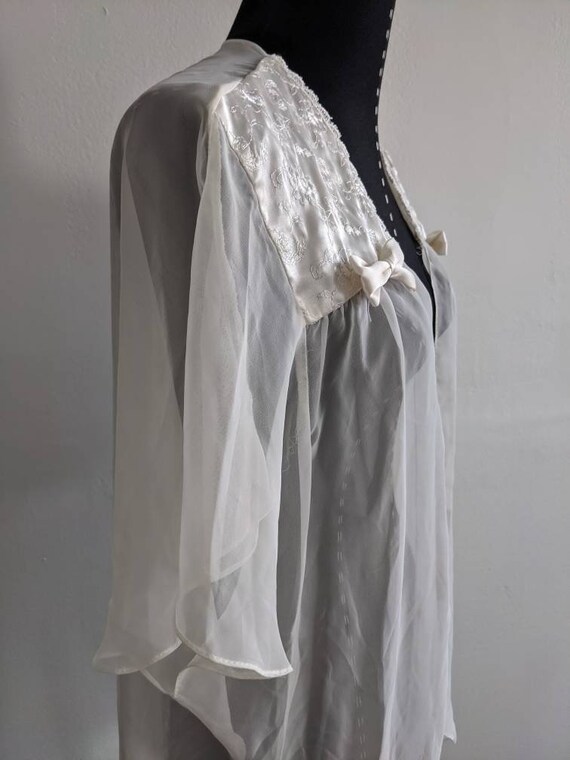Sheer store silver jacket
