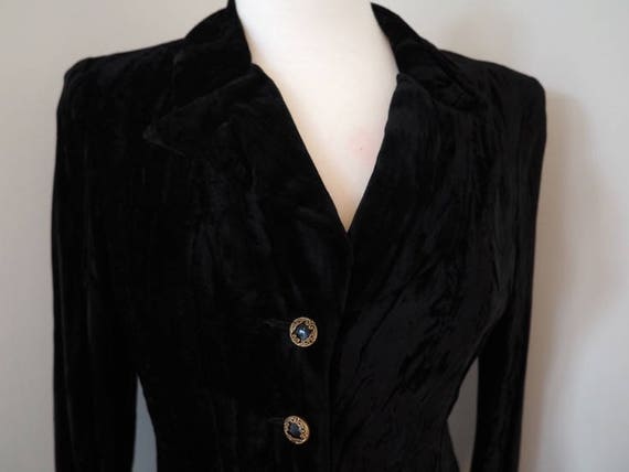 70s Mod Clothes, Crushed Velvet Suit, Victorian S… - image 7