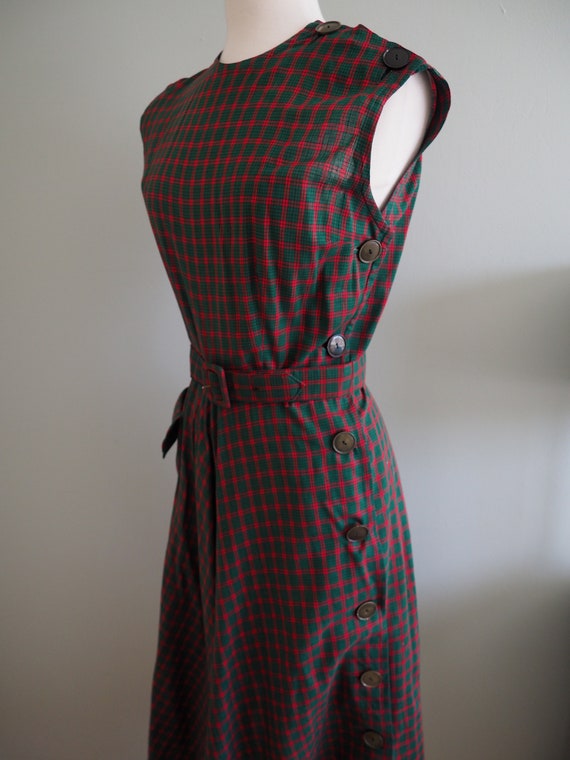 1950s Jerry Gilden Dress, Vintage 50s Sleeveless S