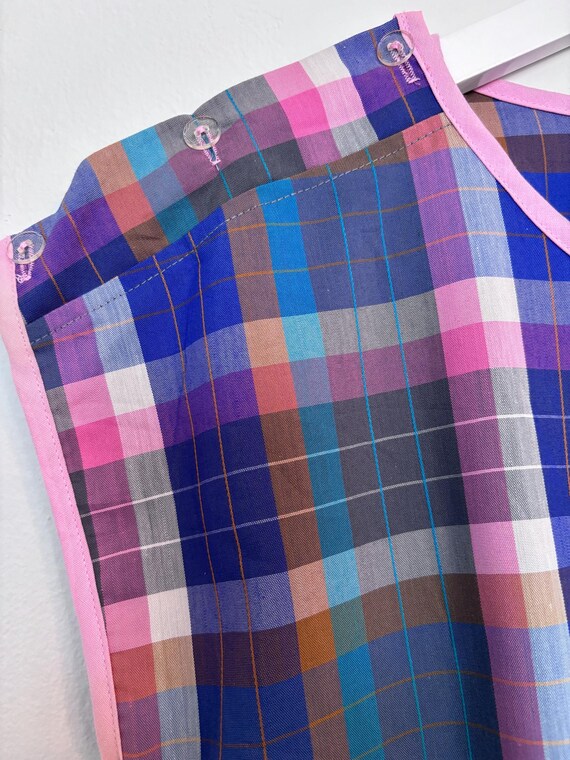 Vintage Plaid Romper, Purple Plaid Dream Girl Rom… - image 8