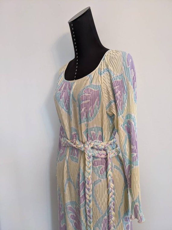 1970s Mary McFadden Fortuny Pleated Dress, Mary M… - image 9