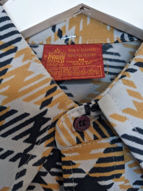 1970s Vintage Sears Kings Road Pointed Collar But… - image 3