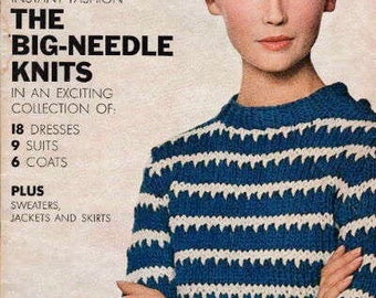 Libros de Vogue Knitting Otoño/Invierno, Primavera/Verano 1968 - Paquete de revistas vintage - Descarga instantánea - PDF