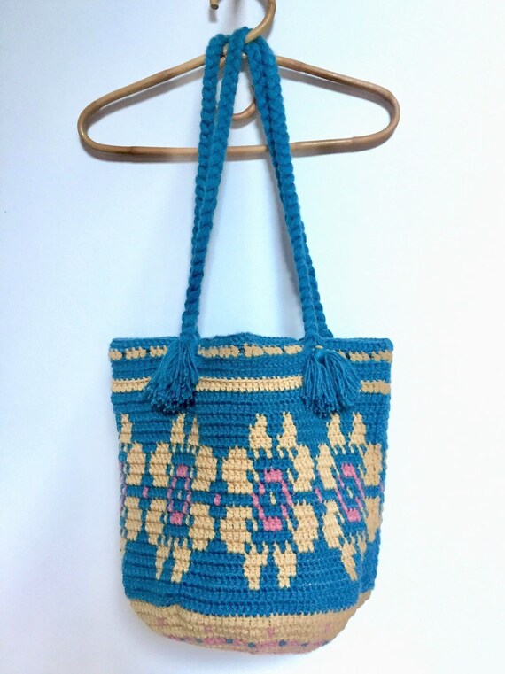 crochet wool bag