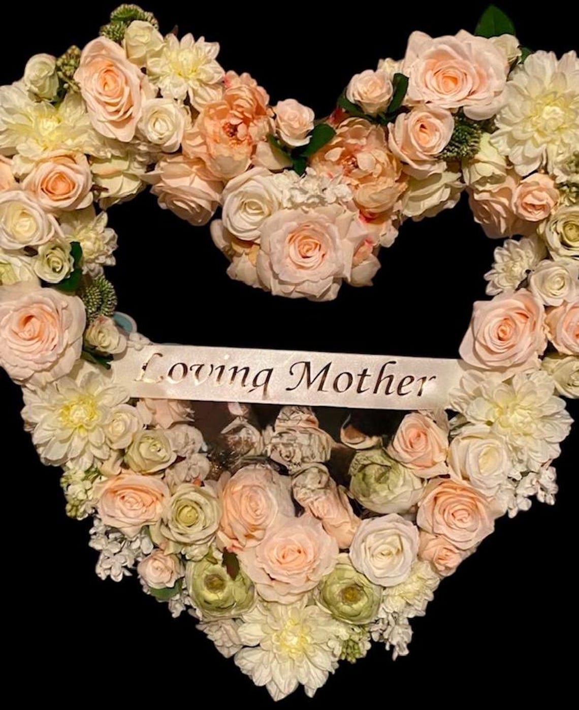 Death Ribon Personalized Funeral Ribbon – Custom Sympathy Memorial Ribbon – 2 ...