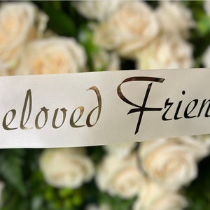 Friend Ribbons Hand-pressed Personalized Memorial Ribbons - Etsy