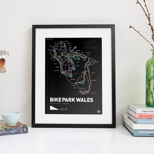 Bike Park Wales - Mountainbike Kunstdruck