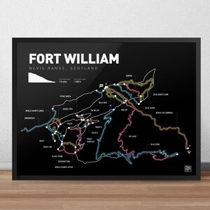 Fort William Nevis Spannweite - Mountainbike Kunstdruck