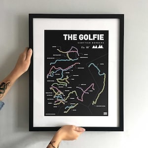 Der Golfie - Mountainbike Kunstdruck