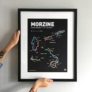 Morzine - Mountainbike Kunstdruck