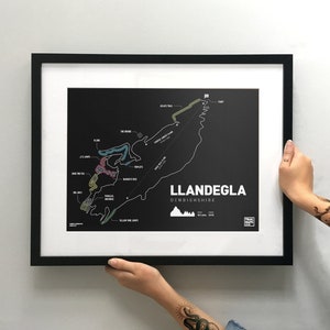 Llandegla - Mountainbike Kunstdruck