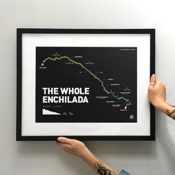 The Whole Enchilada - Mountain Biking Art Print