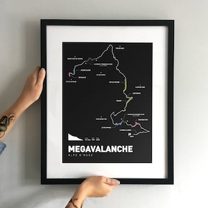 Megavanche - Mountainbike Kunstdruck