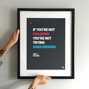 Ride & Destroy - Mountain Biking Print