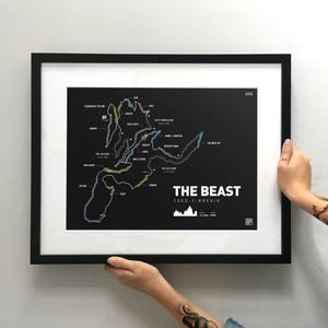 The Beast at Coed Y Brenin - Mountainbike Kunstdruck
