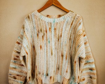 The Canyon Crewneck Sweater Crochet Pattern