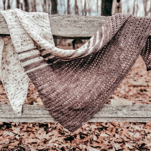 The Winter Birch Shawl Crochet Pattern