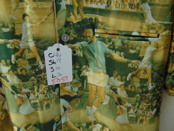 1970's Tennis Stars photo photo Stars Chest size 46 inches vintage shirt 838cfa 1970's Tennis Stars photo photo Stars Chest size 46 inches vintage shirt 838cfa
