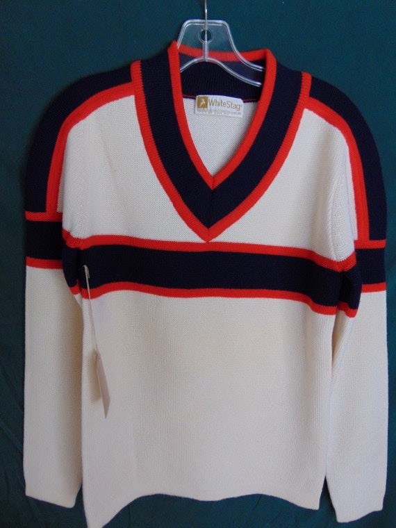 sSMw40 1970's White Stag Wool Ski Vintage Sweater