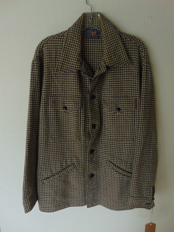 lsw106 1940-50's 4 pocket Pendleton Brown Check Wo