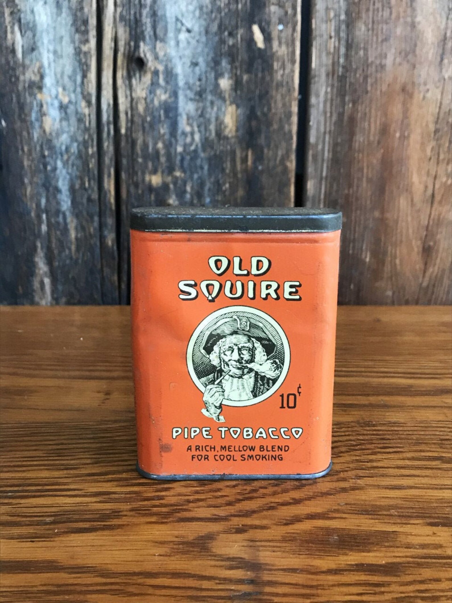 Rare Old Squire Tobacco Tin. Etsy