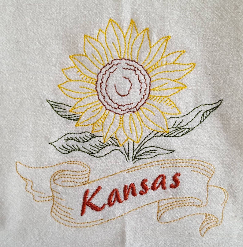 Kansas State Bird Western Meadowlark & State Flower Sunflower Etsy