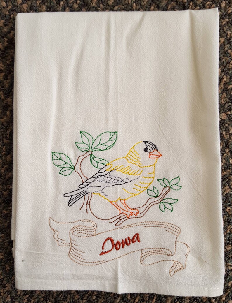 Iowa State Bird Eastern Goldfinch OR State Flower Prairie Rose - Etsy