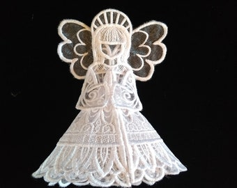 Free Standing Lace Angel Tree Topper