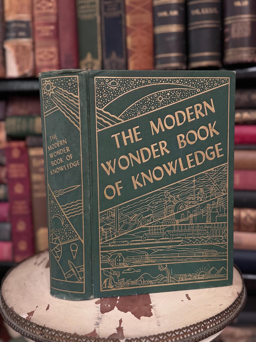 Vintage Book the Modern Wonder Book of Knowledge First Edition 1949 the ...