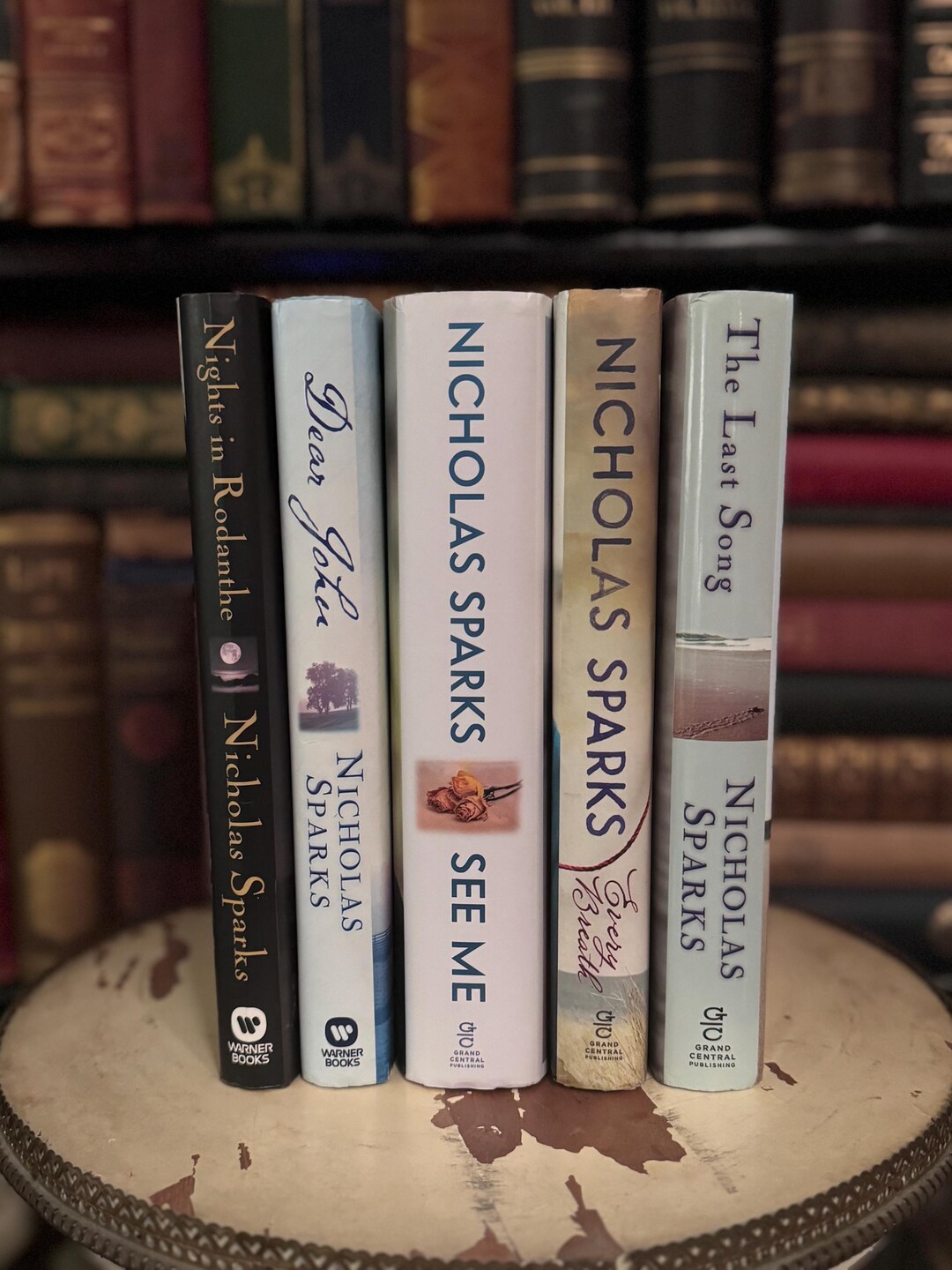 Set of 5 Nicholas Sparks Books Hardcover With Dust Jackets