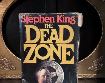 Stephen King The Dead Zone First Edition Vintage Books Halloween Dark Academia