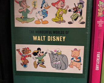 【ビンテージ】Wonderful World of Walt Disney The Wonderful World of Walt Disney America Hard Cover Book