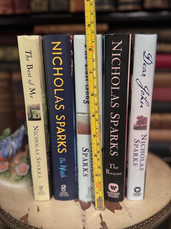 Set of 5 Nicholas Sparks Books Hardcover With Dust Jackets Book