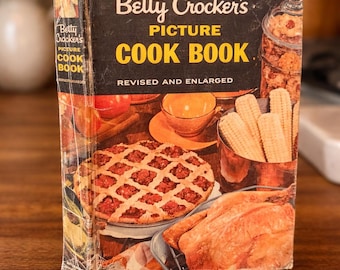 Vintage Betty Crocker Picture Cookbook 1956 | Mid Century Recipe Book, Retro Kitchen Decor