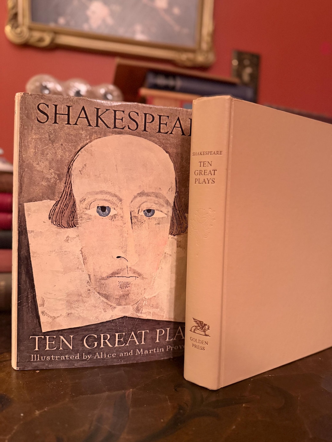 Vintage 1962 Shakespeare Ten Great Plays Illustrated | Golden